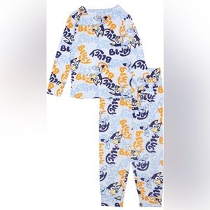 Bluey Viscose Long Sleeve Pajama Set